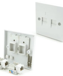 Cat 6 EaseNet Complete Double Face Plates