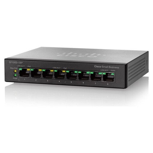 Cisco SF100D-08 8-Port Desktop 10/100 Switch