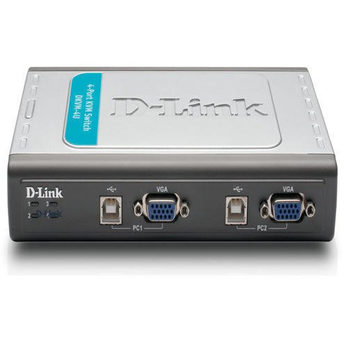 KVM SWITCH 4 PORT USB DKVM -440