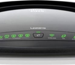 Linksys Wireless-N Home ADSL2+ Modem Router WAG120N - Wireless router