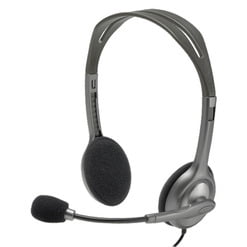 Logitech Stereo Headset H110 Grey 3.5 MM JACK