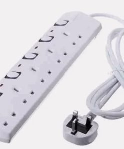 Power Max 6 Way Socket Extension Cable with surge