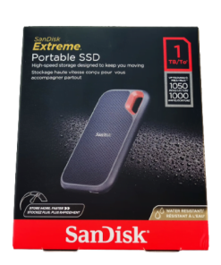 SANDISK E61 EXTREME PORTABLE EXTERNAL SSD V2 1TB SDSSDE61 1T00 G25
