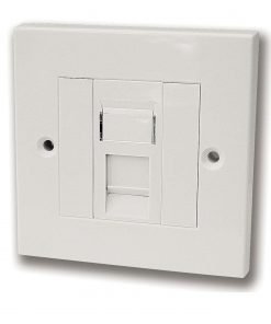 Siemon Cat6A Single Faceplate