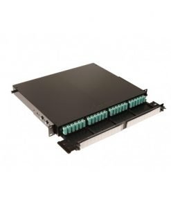 Siemon Fiber Connect Panel, Fixed Tray Black, 1RMS FCP3-Rack