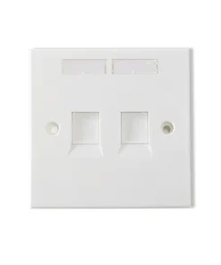 TELEPHONE FACEPLATE 2 PORT