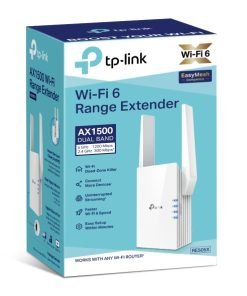 TP LINK RE505X – AX1500 Dual Band Wi Fi Range Extender