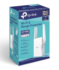 TP LINK TL RE605X – AX1800 Wi Fi 6 Range Extender