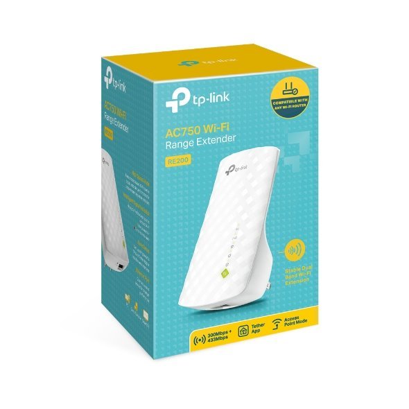 TP Link AC750 Wi-Fi Range Extender RE200