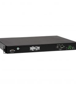 Tripp lite 3.8kW Single Phase Switched Automatic Transfer Switch PDU Two 200 240V C20 Inlets 8 C13 2 C19 Outputs 1U TAApdumh20hvatnet