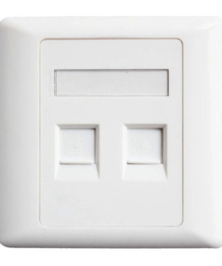VENTION 2 PORT WALL FACEPLATE WHITE 86 TYPE