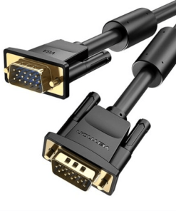 VENTION VGA36 MALE TO MALE CABLE WITH FERRITE CORES 1METER BLACK