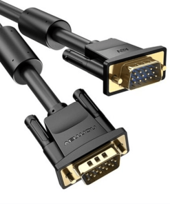 VENTION VGA36 MALE TO MALE CABLE WITH FERRITE CORES 3METER BLACK