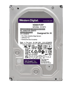 WD Purple™ Pro Surveillance Hard Drive 8TB 256 MB 7200 rpm WD8001PURPa